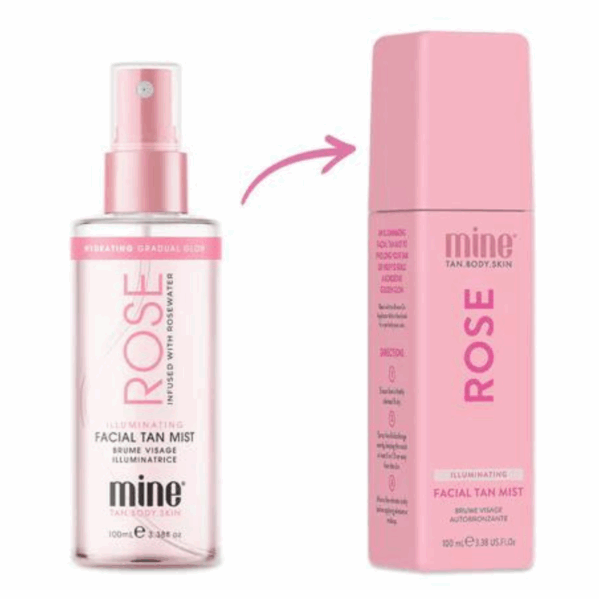 MineTan Rose Mgiełka Samoopalająca Do Twarzy 100ml - obrazek 3