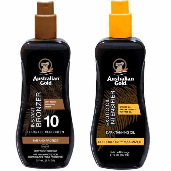Australian Gold Spray Bronzer SPF10 + Exotic Oil Intensifier
