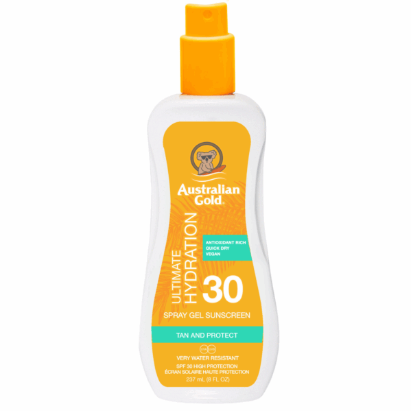 Australian Gold Żel W Sprayu Z Filtrem SPF30 + Moisture Lock 237ml - obrazek 2