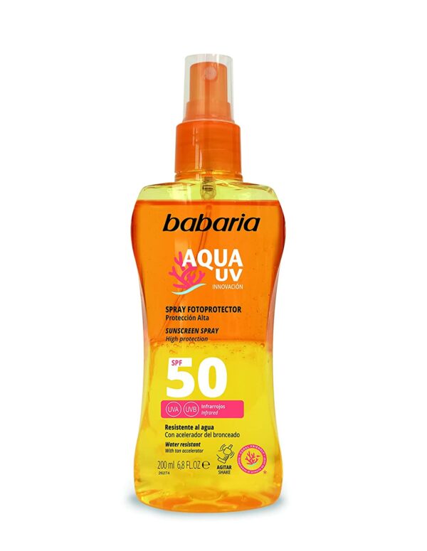 Babaria Aqua Uv Spray Do Opalania SPF50