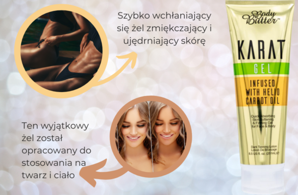 Body Butter Karat Gel Do Twarzy I Ciała - obrazek 3