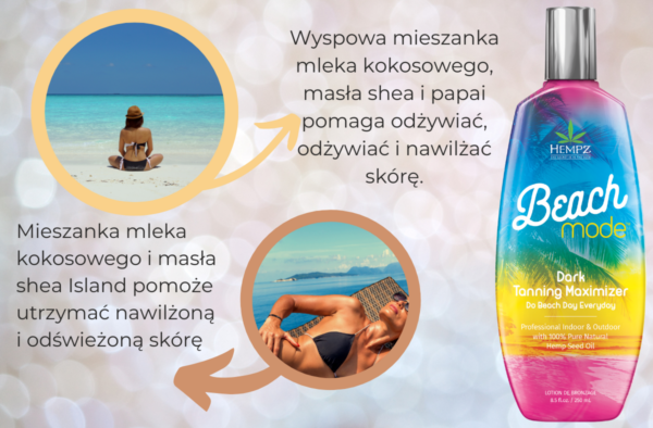 Hempz Beach Mode Dark Tanning Maximizer - obrazek 3