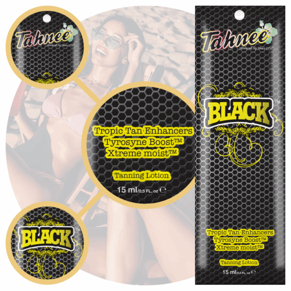 Tahnee Black Balsam Do Opalania Saszetka x5szt - obrazek 5