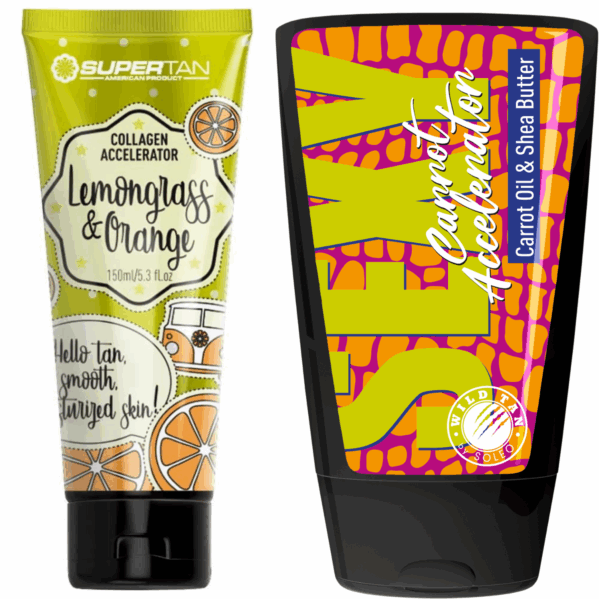 Supertan Lemongrass & Orange + Wild Tan Sexy Carrot Gratis