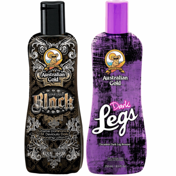 Australian Gold Sinfully Black + Dark Legs Do Nóg