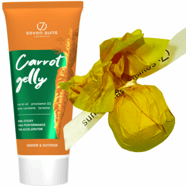 7suns Carrot Gelly Przyspieszacz + Kula Do Kąpieli