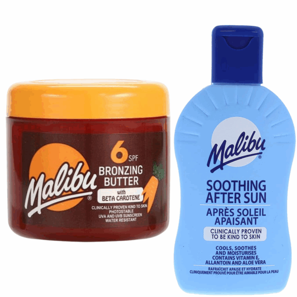 Malibu Przyspieszacz Opalania SPF6 + Balsam Po Opalaniu 200ml