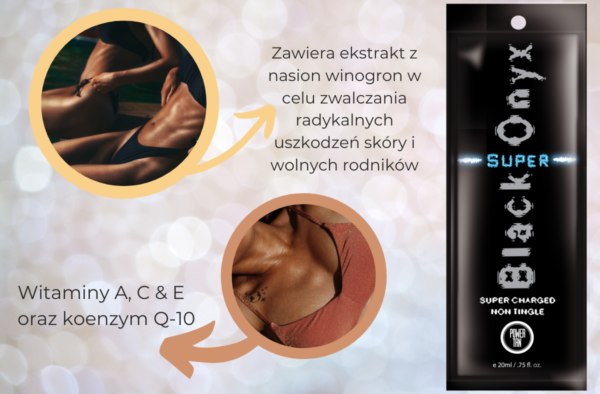 Power Tan Super Black Onyx Bronzer 20ml - obrazek 3
