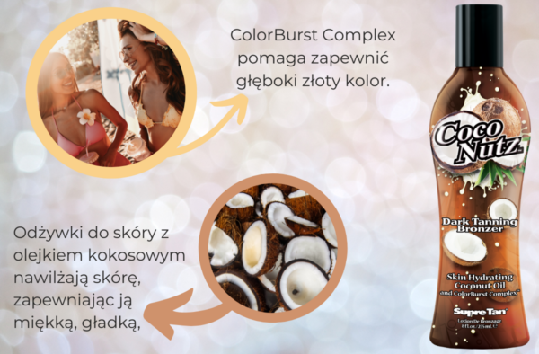 Supre Tan Coco Nutz Dark Tanning Bronzer - obrazek 3