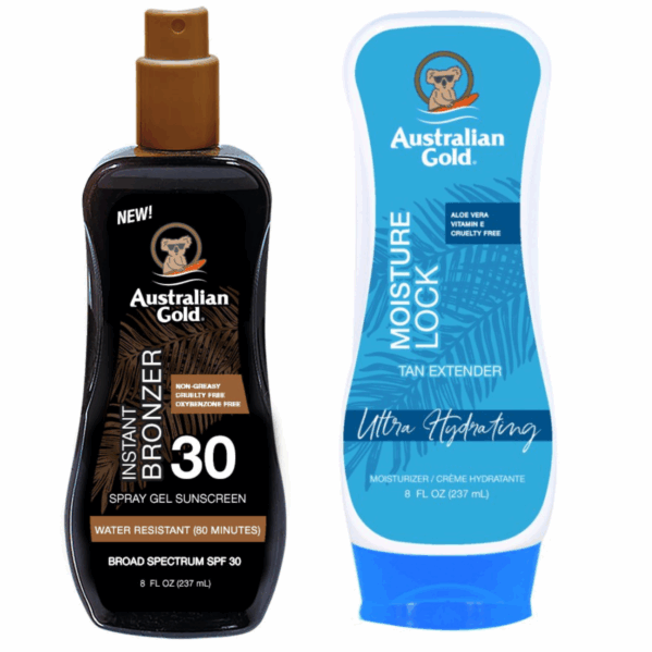 Australian Gold Spray Bronzer SPF30 + Moisture Lock 237ml