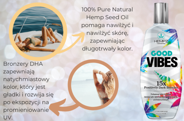 Hempz Good Vibes 15x Positively Dark Bronzer - obrazek 3