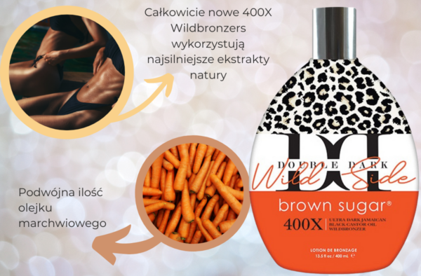Brown Sugar Double Dark Wild Side Bronzer 400ml - obrazek 3