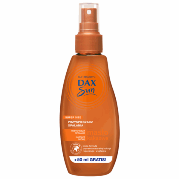 Dax Sun Przyspieszacz Z Masłem Kakaowym I Olejem Kokosowym W Sprayu