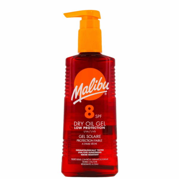 Malibu SPF8 Żel Brązujący 200ml + Aloe Żel Po Opalaniu 200ml - obrazek 2