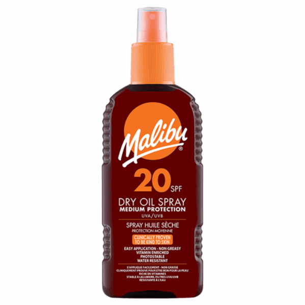 Malibu Olejek Brązujący Do Opalania SPF20 200ml + Żel Po Opalaniu 200ml - obrazek 2