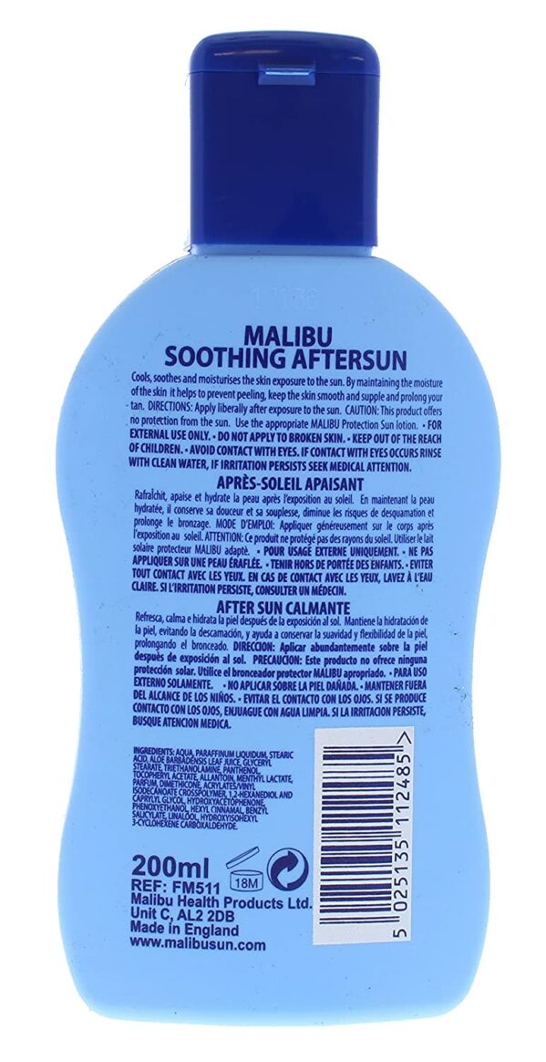 Malibu After Sun Lotion Balsam Po Opalaniu 200ml x3szt - obrazek 2