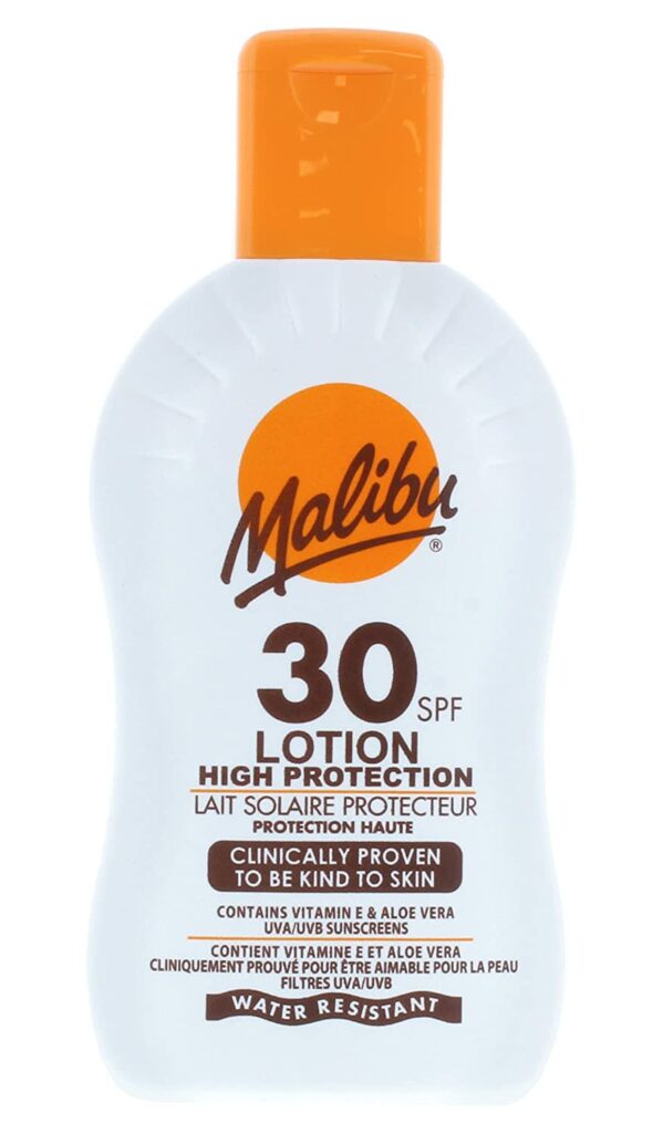 Malibu SPF30 Wodoodporny Balsam 200ml + Balsam Po Opalaniu 200ml - obrazek 2