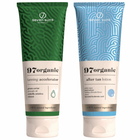 7suns 97organic Przyspieszacz + Balsam Po Opalaniu