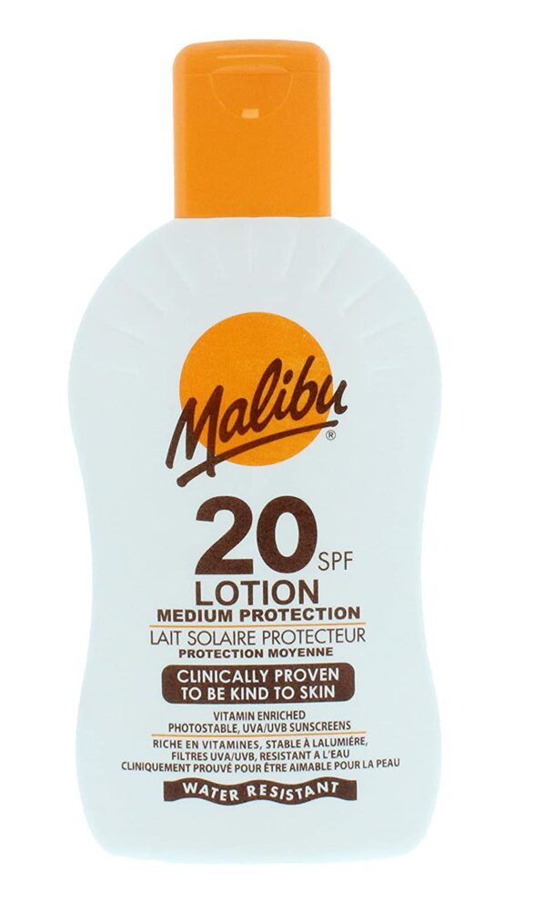Malibu SPF20 Wodoodporny Balsam 200ml + Balsam Po Opalaniu 200ml - obrazek 2