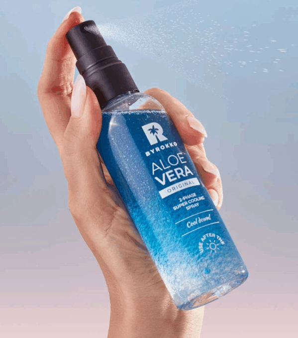 Byrokko Aloe Vera Dwufazowy Super Chłodzący Spray - obrazek 2