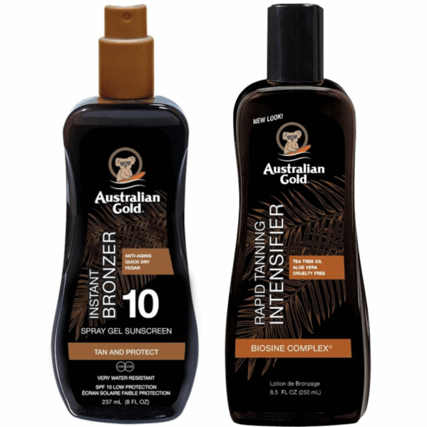 Australian Gold Spray Gel Bronzer SPF10 + Rapid Tanning Intensifier