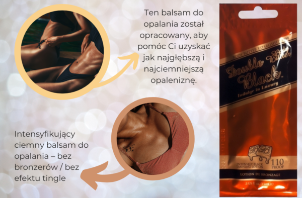Body Butter Double Black Bronzer Do Opalania 15ml - obrazek 3