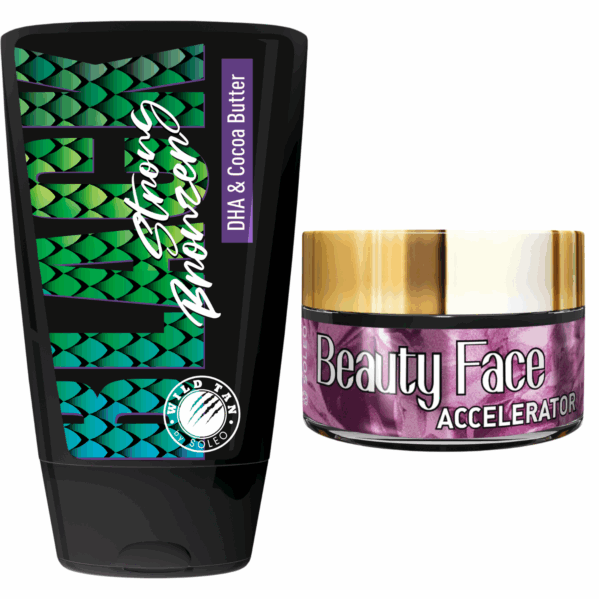 Wild Tan Black Strong Mocny Bronzer + Słoiczek Beauty Face