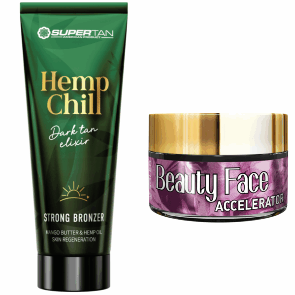 Supertan Hemp Chill + Słoiczek Beauty Face