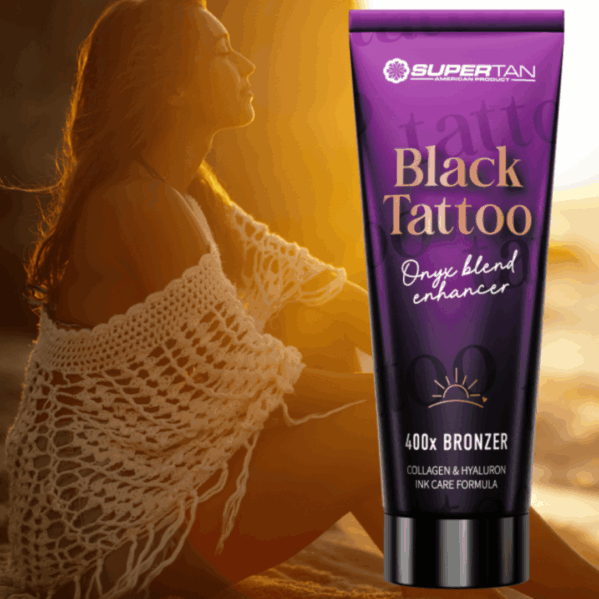 Supertan Black Tattoo Intensywny Bronzer Do Opalania 200ml - obrazek 2