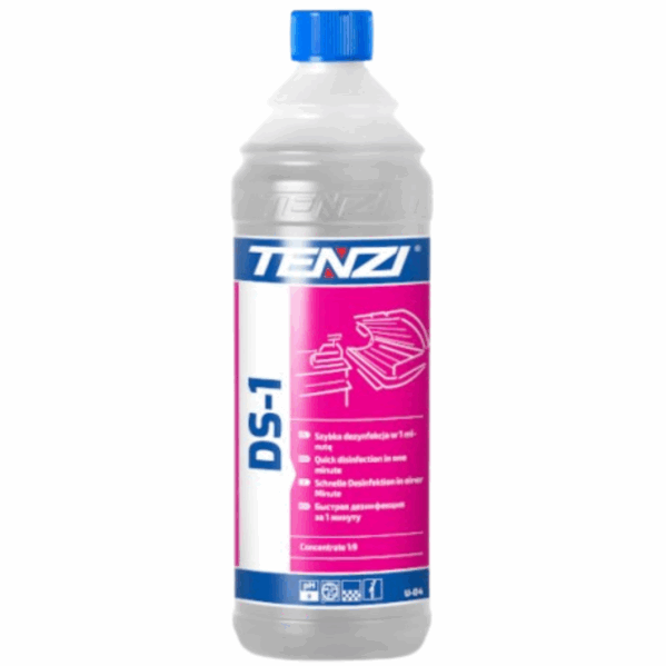 Tenzi Ds1Płyn Płyn Do Dezynfekcji Powierzchni, Blatów, Solarium, Siłowni 1L