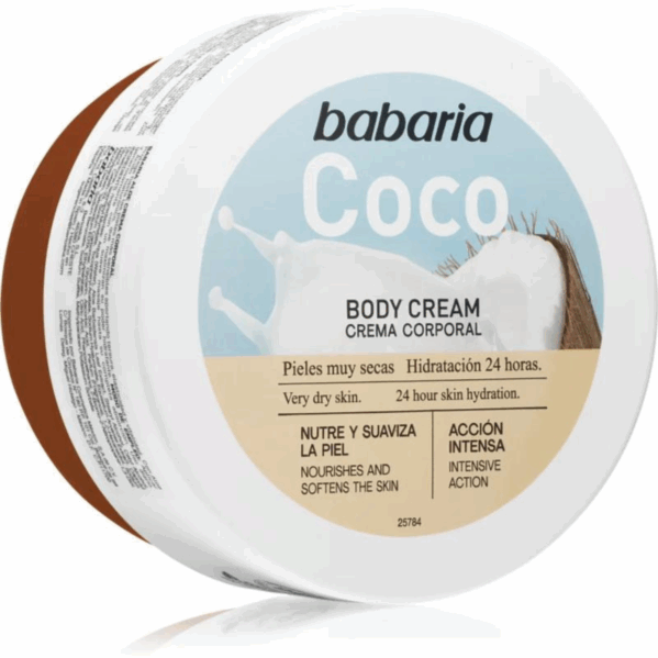 Babaria Coco Krem Do Ciała Do Bardzo Suchej Skóry 400ml - obrazek 2