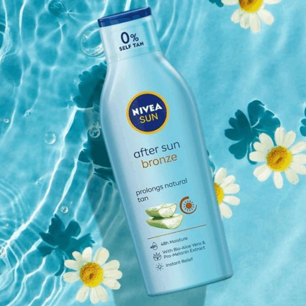 Nivea After Sun Bronze Aloe Vera Łagodzące Mleczko Po Opalaniu 200ml - obrazek 2