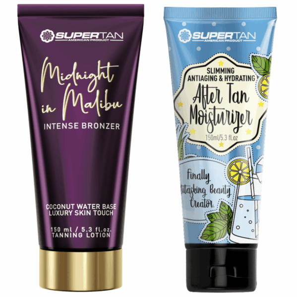 Supertan Midnight in Malibu Mocny Bronzer + After Tan Po Opalaniu Gratis