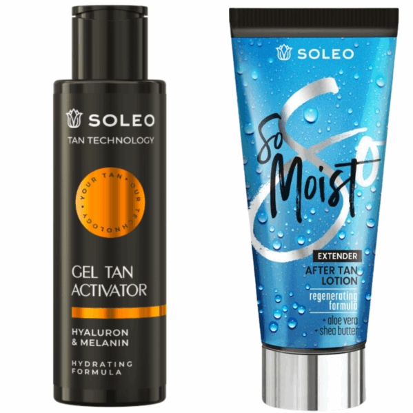 Soleo Tan Technology Gel Tan Activator + So Moist Po Opalaniu Gratis