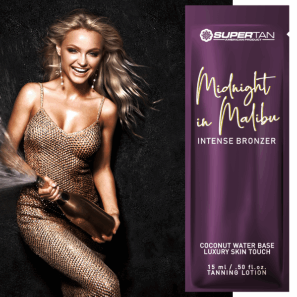 Supertan Midnight in Malibu Mocny Bronzer Do Opalania x5szt 15ml - obrazek 3