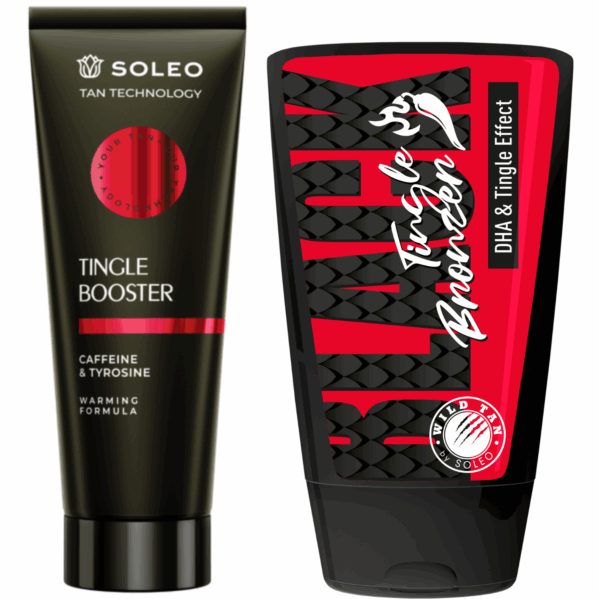 Soleo Tan Technology Tingle Booster Przyspieszacz + Wild Tan Black Tingle Gratis