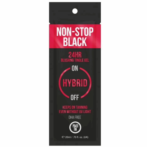 Power Tan Non-Stop Black Hybrid Tingle Gelee 20ml