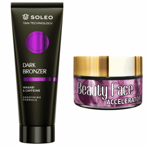 Soleo Tan Technology Dark Bronzer + Słoiczek Beauty Face