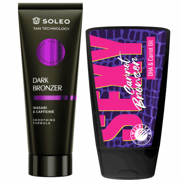 Soleo Tan Technology Dark Bronzer + Wild Tan Sexy Carrot Gratis