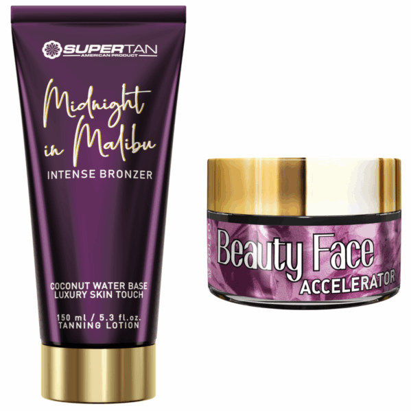 Supertan Midnight in Malibu Mocny Bronzer + Słoiczek Beauty Face