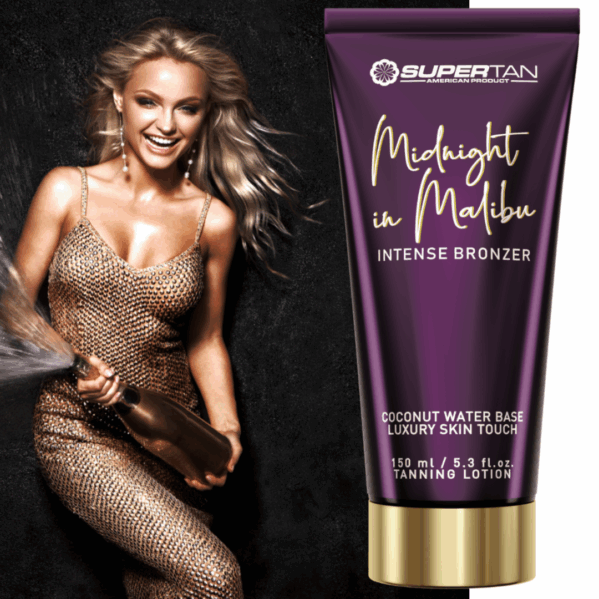 Supertan Midnight in Malibu Mocny Bronzer Do Opalania 150ml - obrazek 2