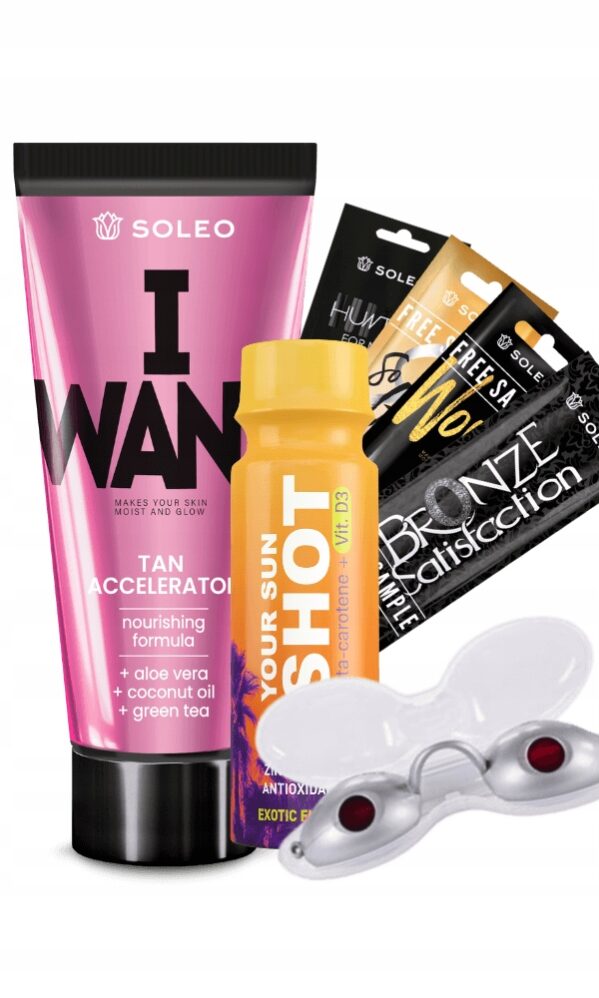 Soleo I Want 150ml Przyspieszacz Opalania + Gratisy