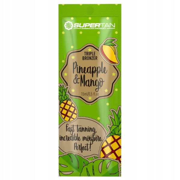 Supertan Pineapple & Mango 3x 15ml Potrójny Bronzer + Gratisy - obrazek 2