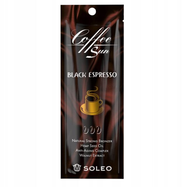 Soleo Black Espresso 5x15ml Mocny Bronzer Z + Gratisy - obrazek 2