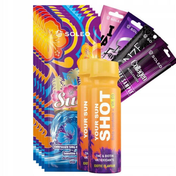 Soleo Surf 5x15ml Przyspieszacz Opalania + Gratisy
