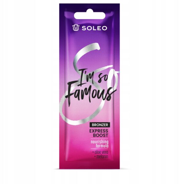 Soleo I'm So Famous 5x15ml Bronzer Do Opalania + Gratisy - obrazek 3