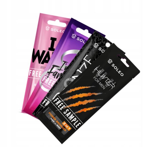 Soleo Black Espresso 5x15ml Mocny Bronzer Z + Gratisy - obrazek 4
