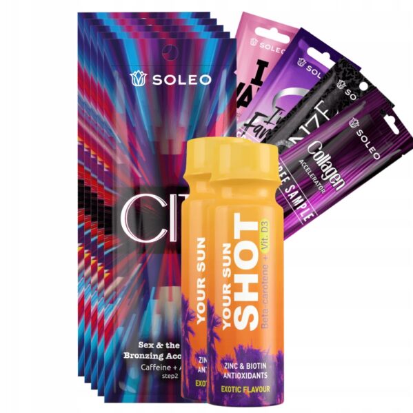 Soleo City 5x15ml Bronzer Z Przyspieszaczem Opalania + Gratisy - obrazek 2