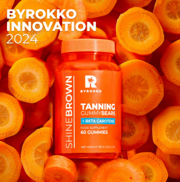 Byrokko Shine Brown Beta Carotene Żelki Wzmacniające Opaleniznę 150g - obrazek 3