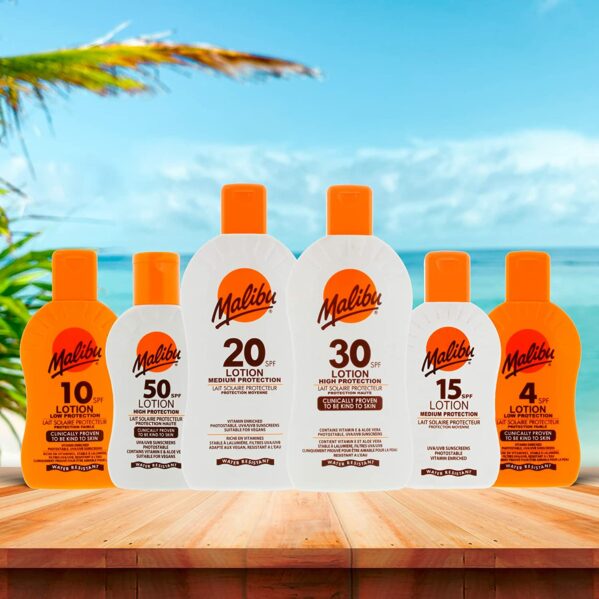 Malibu Kids Lotion Spray SPF50 Wodoodporny Spray Dla Dzieci 200ml - obrazek 3